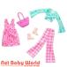  Barbie мода 2 упаковка цветок One-piece . брюки стиль. комплект HRH43 ( 1 комплект )/ Barbie (Barbie)
