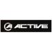  активный ACTIVE metal наклейка-логотип 24×100mm