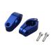 poshu лицо мотоцикл руль quick release скоба зажим только 22.2mm руль для 2 шт. комплект голубой 