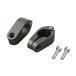 poshu лицо мотоцикл руль quick release скоба зажим только 22.2mm руль для 2 шт. комплект матовый титан 