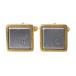 Dunhill Dunhill запонки Logo квадратное Gold × серебряный 14×14×3mm NT BC разряд 