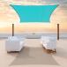 [ параллель импортные товары ] ShadeMart 10' x 16' Brown Sun Shade Sail UPF50 Rectangle Canopy