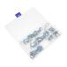 [ параллель импортные товары ] SOLUSTRE 80pcs Heavy Duty Screw Hooks Assortment Kit for Easy In
