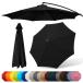 ¹͢ʡ Patio Umbrella Replacement Canopy, 2 3.50m Parasol Fabric, UV 50