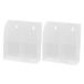 [ параллель импортные товары ] PRETYZOOM 2pcs Wall Mounted Acrylic Remote Control Holder Multif