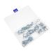 [ параллель импортные товары ] Veemoon 80pcs Ring Hooks Set Heavy Duty Ceiling Screw Hooks for