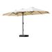 ¹͢ʡ ROSPFKELSC 9Ft Square Portable Patio Market Umbrella for Outdoor