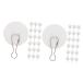 [ параллель импортные товары ] Alipis 100sets Removable Ceiling Hooks Self Adhesive Multi Purpo