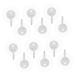 [ параллель импортные товары ] Zerodeko 30pcs Self Adhesive Rotating Ceiling Hooks Strong Adhes