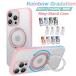�y360����]�X�^���h�zMagsafe�Ή� iPhone17 �P�[�X iPhone16 iPhone15 �P�[�X iPhone17 Air Pro Max Plus iPhone12 iPhone13 iPhone14 �P�[�X Magsafe �N���A