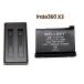 Insta360  X3 �p �݊��o�b�e���[ IS360X3B 1�� + �f���A�� ���y�� USB Type-C �[�d�� 1�� [ 2�Z�b�g ]