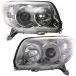 2006 2007 2008 2009 Toyota 4 Runner Headlight Assembly Pair Driver and Passenger Side Black Housing DOT Certified For TO 2502165