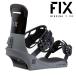  сноуборд крепления фиксирующие детали крепление FIX BINDING CO. NATION Charcoal MEN'Sne-shon мужской мужчина 23-24
