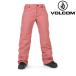  Япония стандартный товар одежда для сноуборда брюки Volcom VOLCOM FROCHICKIE INS PANT EPK-Earth Pink H1252403 WOMEN'S женский женщина 23-24