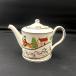  Wedge wood /WEDGWOOD hunting scene teapot England made west Western-style tableware 