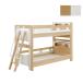 2 уровень bed двухъярусная кровать детский bed Kids bed полки есть одиночная кровать 2 шт. LED освещение . имеется вращение . предотвращение [ Minky WH/NA][ Granz /Granz]