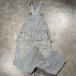 �ymen615KO�z 40s~ Carhartt Hickory Denim Overall �J�[�n�[�g �q�b�R���[�f�j���I�[�o�[�I�[�� �n�[�g�^�O vintage ���B���e�[�W AG
