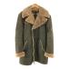 DIESEL дизель [men1408M] мутоновое пальто кожа кожа ягненка M размер зеленый толстый внешний мужской дизель Japan надпись ZV