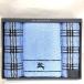  б/у BURBERRY Burberry банное полотенце полотенце для лица 3 шт. комплект голубой в клетку Burberry проверка RLV2625M