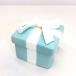  превосходный товар TIFFANY&amp;Co. Tiffany Mini голубой bow box бардачок керамика Tiffany голубой подарочная коробка type RLV2644M