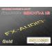 FX-AUDIO- emblem [ Gold ]1 sheets nickel copper . gilding finishing solid seal type 