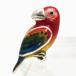 【当店通常価格16200円】ラペルピン インコ サツルノ社 イタリア製 ピンバッジ ピンブローチ シルバー メンズ 父の日 母の日 誕生日 プレゼント オウム 鳥