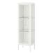 IKEA Ikea BAGGEBObagebo- cabinet glass door, metal / white 34x30x116 cm 105.029.92