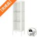  конечный продукт IKEA Ikea BAGGEBObagebo- шкаф стекло дверь, metal / белый 34x30x116 cm 105.029.92