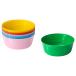 IKEA Ikea KALAS цвет s миска 6 шт. комплект 12cm детский посуда Kids посуда Mix цвет трещина трудно пластик 