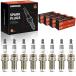 ���¹�͢���ʡ� A Premium Iridium Platinum Spark Plugs (Pack of 8) Compatible wi