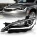 ���¹�͢���ʡ� KEEKPO   For 2015 2017 Chrysler 200 Chrome Trim LED DRL Halogen