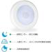 �l���Z���T�[���C�g 6LED �Z���T�[���C�g �d�r�� ���^ �d�r�� 3M�e�[�v �}�O�l�b�g�t�� 2�Z�b�g