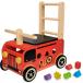 乗用玩具 赤ちゃん 木のおもちゃ 1歳 2歳 3歳 子供 誕生日プレゼント　ウォーカー＆ライド 消防車
ITEMPRICE