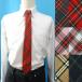  сделано в Японии галстук унисекс T/R tartan проверка 2067-00401