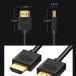 HDMI�P�[�u�� �X���� 0.5m 1�� 1.5�� 2�� ver2.0 �X�����^�C�v�ő������� �X�����^�C���̋ɍ׃P�[�u���Ŕz�����y�X �֘A�摜1
