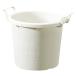  Yamato plastic pot * planter Glo u container 410*350*H335mm capacity 18.0L 35 type white 