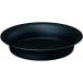  Yamato plastic pot plate Noah 6 number φ180*H35 black 