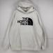  б/у одежда The * North Face THE NORTH FACE Parker тренировочный тянуть over Logo принт XL белый женский 