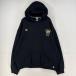  б/у одежда Russell Athletic RUSSELL ATHLETIC Parker тренировочный тянуть over вышивка большой размер 2XL черный мужской 