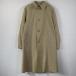  б/у одежда 80's/80 годы Vintage Aquascutum Aquascutum длинный рукав пальто с отложным воротником длинный жакет кнопка 40 REG бежевый 