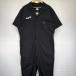  б/у одежда Dickies Dickies комбинезон Work задний нашивка короткий рукав one отметка рабочая одежда большой размер XLT оттенок черного мужской 