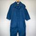  б/у одежда 70's/70 годы Vintage unitag USA производства комбинезон Work цепь стежок длинный рукав вышивка Logo нашивка L оттенок голубого мужской 