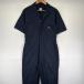  б/у одежда Dickies Dickies комбинезон Work рабочая одежда . карман one отметка Logo все в одном короткий рукав M оттенок черного мужской 