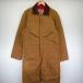  б/у одежда 90's/90 годы wall zWalls USA производства Duck комбинезон с хлопком воротник вельвет Zip Work все в одном L оттенок бежевого мужской 