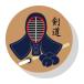 kendo3 kendo наклейка 4cmΦ 20 листов ввод 