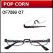 メガネ女史に人気のカワイイメガネが激安通販　【POP CORN】　CF7096　C7　パープル