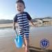  swimsuit for boy swimsuit baby sport swim fashion swimsuit stripe pattern all-in-one type summer child sea Kids playing in water 80 90 100 110 120 130cm