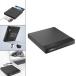  портативный USBType-C установленный снаружи DVD Drive плеер карта считывание брать .DVD-RW черный 