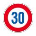  зеленый 10 знак дорога опознавательный знак ( конструкция внутри для ) ограничение скорость 30 kilo дорога 323-30K(AL) 600mmΦ отражающий модель алюминиевый 133674