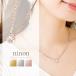 ステンレス ネックレス ジルコニア レディース シンプル フリーアジャスター かわいい おしゃれ ピンクゴールド ゴールド シルバー